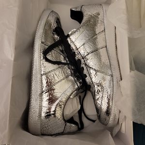 Silver Crackle Maison Margiela Sneakers